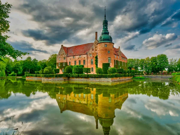 Zamek Vittskovle Południowej Szwecji Jest Jeden Najlepiej Zachowanych Renesansowych Zamków — Zdjęcie stockowe