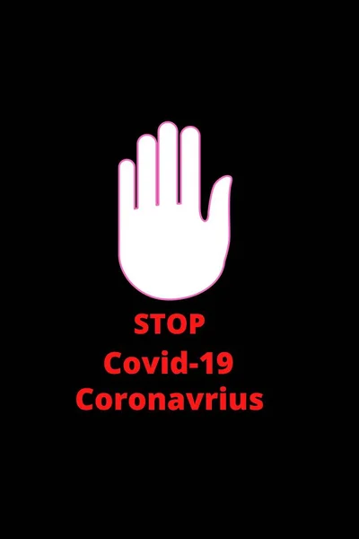 Предупреждение Вспышке Коронавируса — стоковое фото