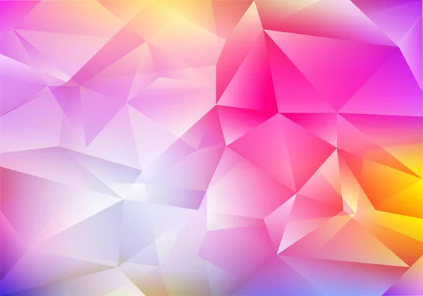 Holograma Triángulo Abstracto Fondo con Gradiente.Vector Baja Ilustración Geométrica Polivinílica — Vector de stock