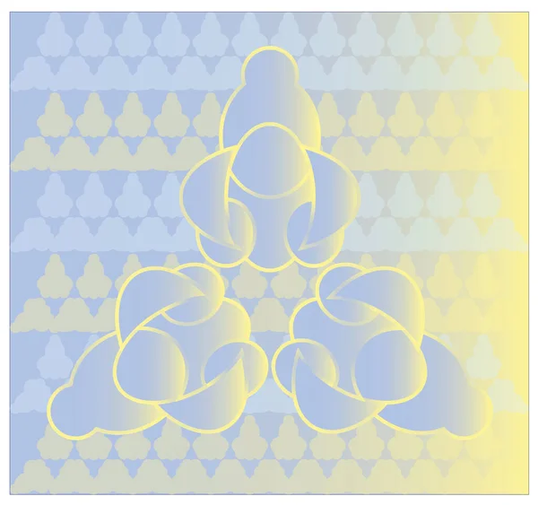 Textura Ilustrovaná Žlutými Modrými Tóny Lze Použít Vytváření Prvků Firemní — Stockový vektor