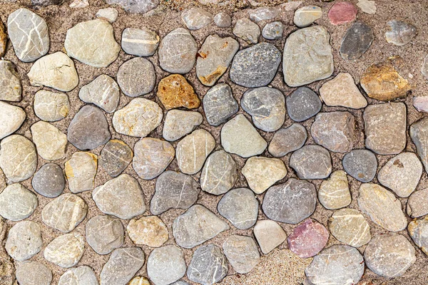 Tekstura Starego Zabytkowego Kamiennego Muru — Zdjęcie stockowe