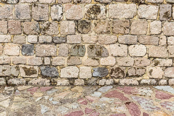 Texture Old Antique Stone Wall Pavement — Stock Photo, Image