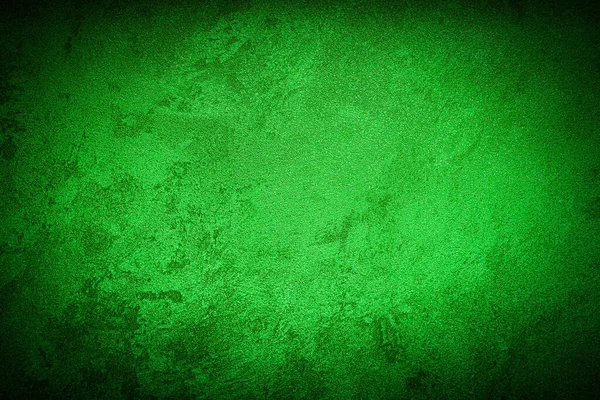 Tekstura Zielonego Tynku Dekoracyjnego Lub Betonu Winietą Streszczenie Grunge Tła — Zdjęcie stockowe