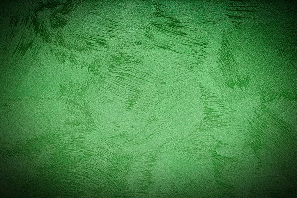 Текстура Зеленої Декоративної Штукатурки Або Бетону Віньєткою Абстрактний Гранжевий Фон — стокове фото