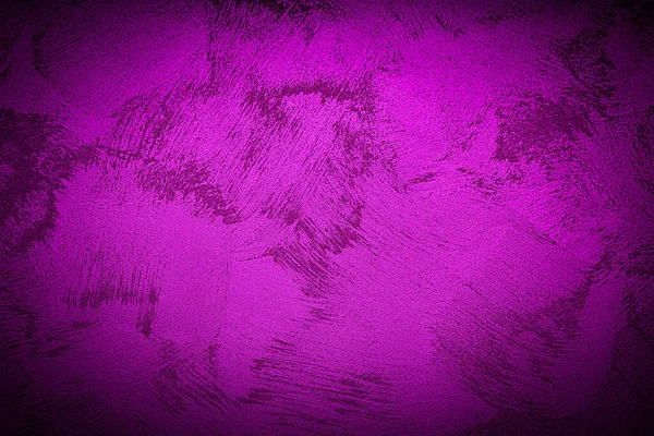 Textura Yeso Decorativo Púrpura Hormigón Con Viñeta Fondo Grunge Abstracto — Foto de Stock