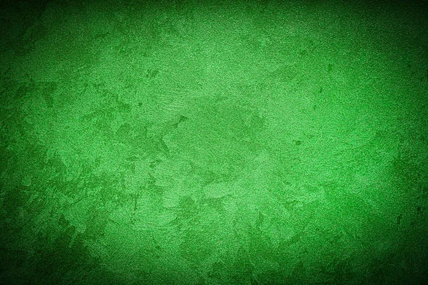 Textura Gesso Decorativo Verde Concreto Com Vinheta Fundo Grunge Abstrato — Fotografia de Stock