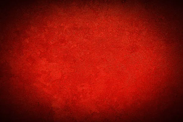 Texture Gesso Decorativo Rosso Calcestruzzo Con Vignetta Astratto Sfondo Grunge — Foto Stock