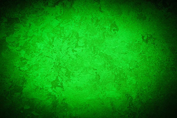 Textura Gesso Decorativo Verde Concreto Com Vinheta Fundo Grunge Abstrato — Fotografia de Stock