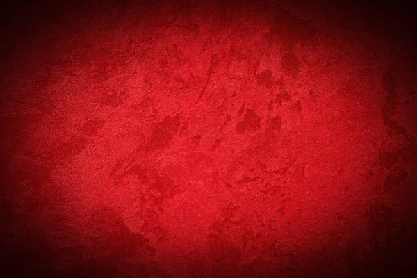 Текстура Красной Декоративной Штукатурки Бетона Виньеткой Абстрактный Гранж Фон Дизайна — стоковое фото