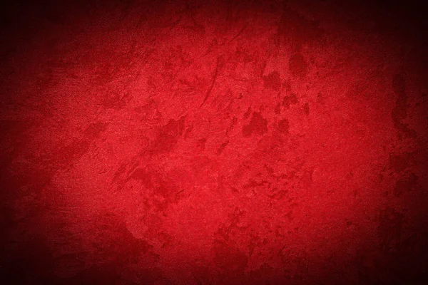 Textura Yeso Decorativo Rojo Hormigón Con Viñeta Fondo Grunge Abstracto —  Fotos de Stock