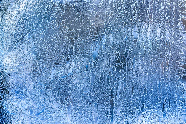 Frost Texture Frozen Glass Winter Winter Background — Stock fotografie