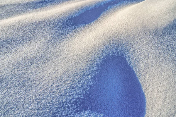 Textuur Van Sneeuw Verlicht Door Zonlicht Winterachtergrond — Stockfoto