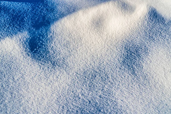 Snöns Struktur Belyst Solljus Vinter Bakgrund — Stockfoto