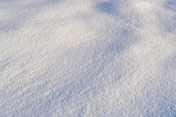 Texture Neige Éclairée Par Lumière Soleil Fond Hiver — Photo