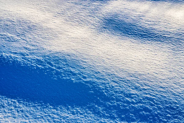 Texture Neige Éclairée Par Lumière Soleil Fond Hiver — Photo