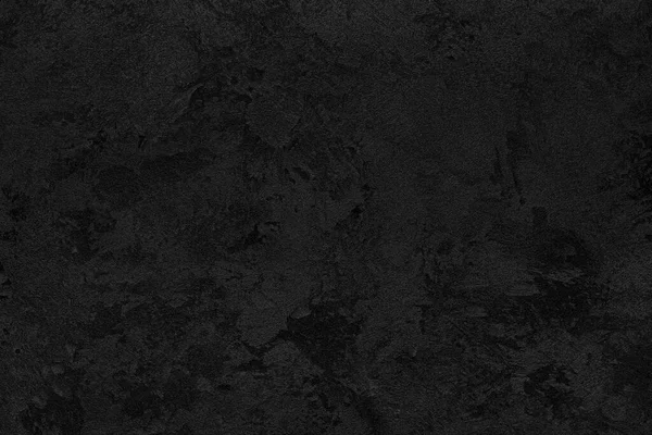 Texture Black Decorative Plaster Concrete Abstract Grunge Background Design — Stock Photo, Image