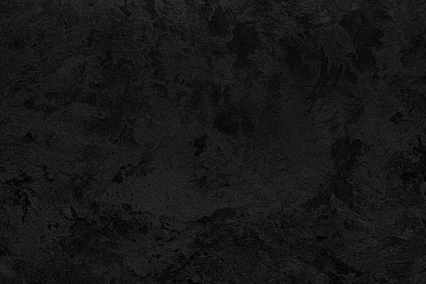 Texture Plâtre Décoratif Noir Béton Résumé Fond Grunge Pour Design — Photo