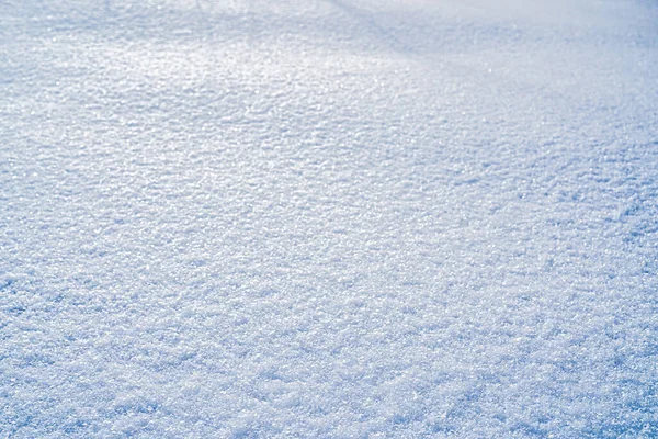 Textuur Van Sneeuw Verlicht Door Zonlicht Winterachtergrond — Stockfoto