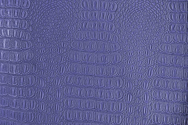 Texture Pelle Coccodrillo Blu Sfondo Astratto Design — Foto Stock