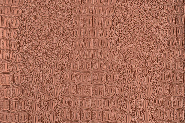 Orangefarbenes Krokodilleder Abstrakter Hintergrund Für Design — Stockfoto
