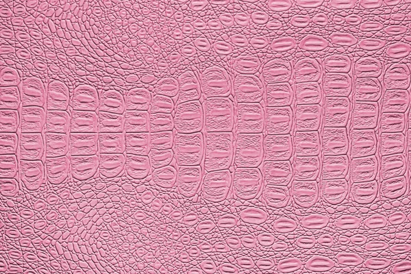 Texture Pelle Coccodrillo Rosa Sfondo Astratto Design — Foto Stock