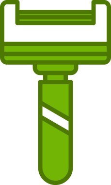 Razor Dolu Vektör Satır Simgesi Tasarımı