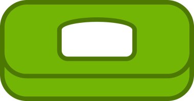 Sabun Doldurulmuş Vektör Satırı Simgesi Tasarımı