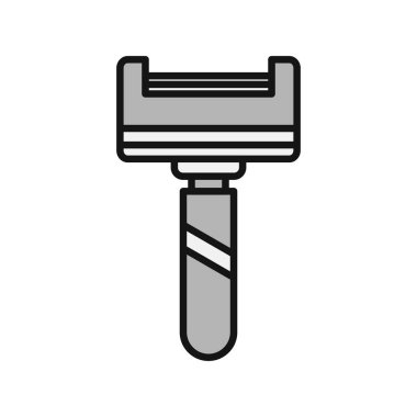 Razor Dolu Vektör Satır Simgesi Tasarımı