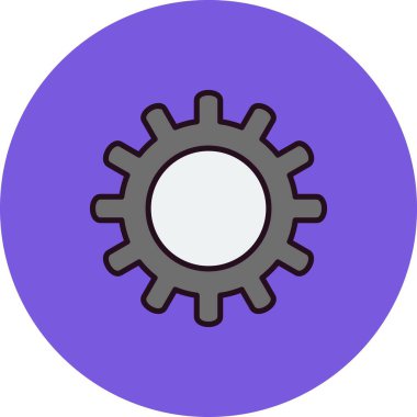 Doldurulmuş Doğrusal Vektör Simgesi Tasarımı Ayarlanıyor