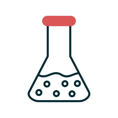 Matara Doldurulmuş Doğrusal Vektör Simgesi Tasarımı