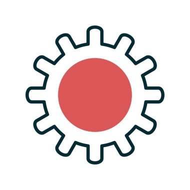 Doldurulmuş Doğrusal Vektör Simgesi Tasarımı Ayarlanıyor