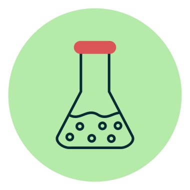 Matara Doldurulmuş Doğrusal Vektör Simgesi Tasarımı