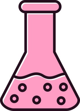 Matara Doldurulmuş Doğrusal Vektör Simgesi Tasarımı