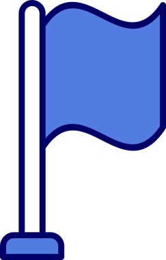 Flash Doldurulmuş Doğrusal Vektör Simgesi Tasarımı