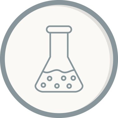 Matara Doldurulmuş Doğrusal Vektör Simgesi Tasarımı