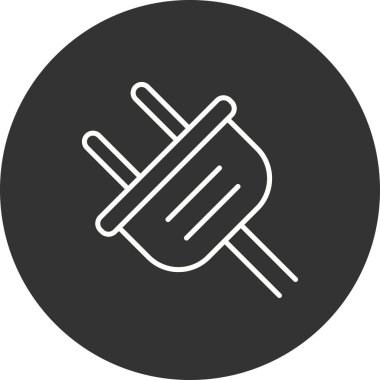 Doldurulmuş Doğrusal Vektör Simgesi Tasarımı