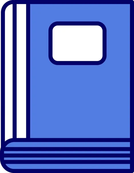 图书充填线性向量Icon设计 — 图库矢量图片