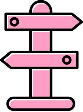 İmza Panosu Dolu Doğrusal Vektör Simgesi Tasarımı