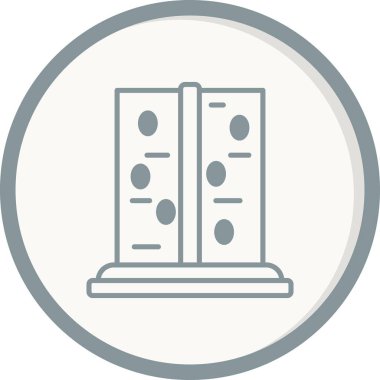 Duvara Tırmanan Doğrusal Vektör Simgesi Tasarımı