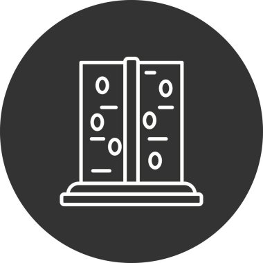 Duvara Tırmanan Doğrusal Vektör Simgesi Tasarımı