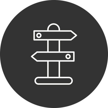 İmza Panosu Dolu Doğrusal Vektör Simgesi Tasarımı