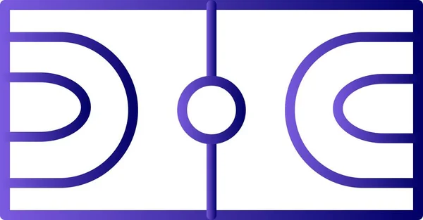 Мяч Корзину Заполнил Линейный Вектор — стоковый вектор
