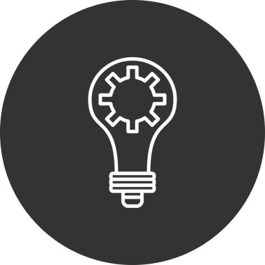 Doğrusal Vektör Simgesi Tasarımı Doldurulmuş Çözüm