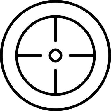 hedef simge vektör illüstrasyonu