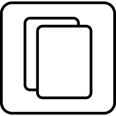 Simge vektör illüstrasyonunu kopyala