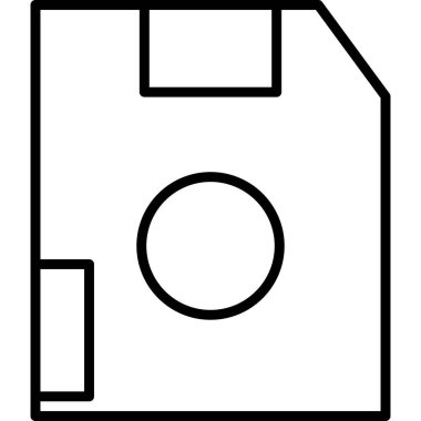 Disket Disk vektör çizimi