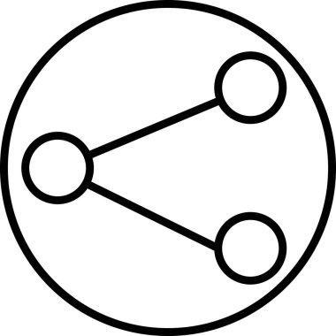 paylaşımlı simge vektör illüstrasyonu