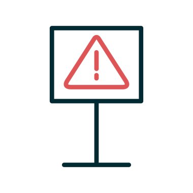  Tehlike İşareti, ünlem işareti vektör çizimi