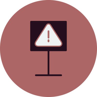  Tehlike İşareti, ünlem işareti vektör çizimi