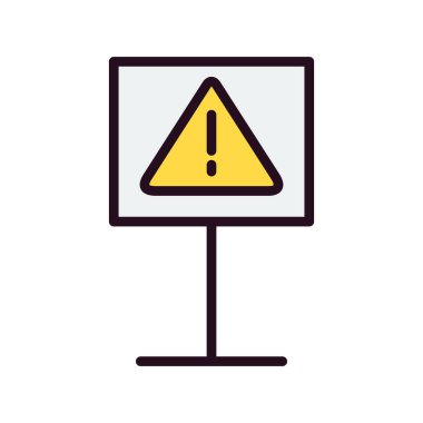  Tehlike İşareti, ünlem işareti vektör çizimi